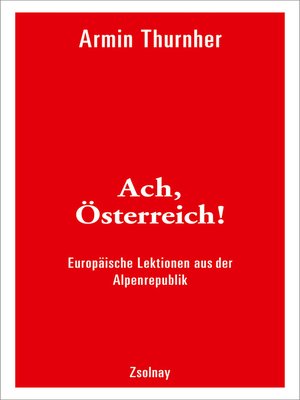 cover image of Ach, Österreich!